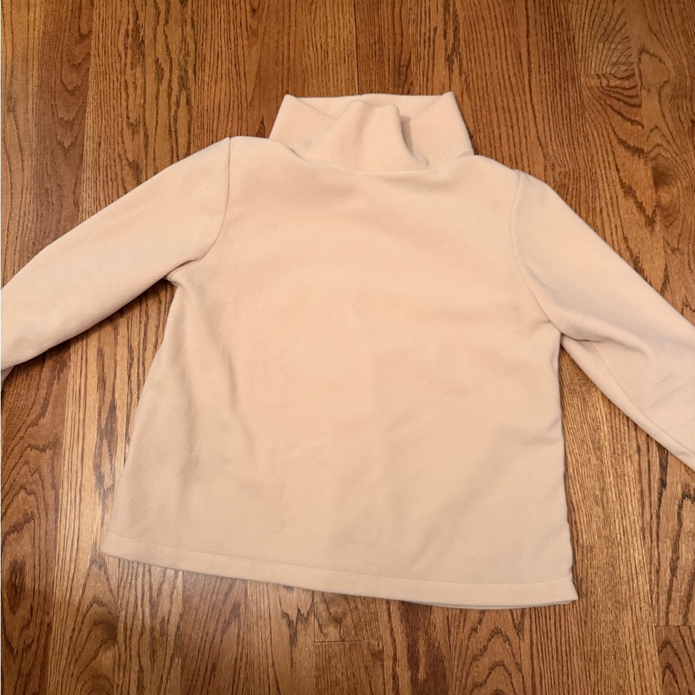 Dudley Stephens Soft Beige Turtleneck Fleece